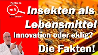 Insekten auf dem Speiseplan! EU lässt Larven als Lebensmittel zu - hier die Fakten dazu!