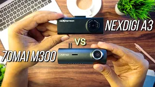 NEXDIGITRON A3 vs 70MAI M300 | Detailed Video Comparison & Review | TravelTECH