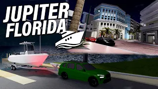 THIS GAME HAS WORKING BOATS & TRAILERS!!!! || ROBLOX - Jupiter Florida