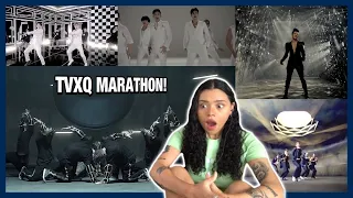 FIRST TIME REACTING TO TVXQ Spellbound/Catch Me/Before You Go/Keep your head down/MIROTIC | REACTION