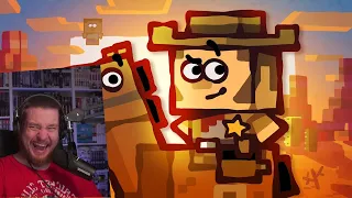 Sheriff's Revenge - Ultimate Minecraft Cartoons | РЕАКЦИЯ НА Cas van de Pol