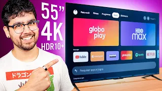 TCL P635 SMART TV 55 polegadas 4K MELHOR CUSTO BENEFÍCIO 2023?!  Análise Completa