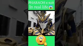 pharaoh x-suit in real life 😱 funny victor😁 #bgmi #pubgmobile  #shorts