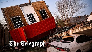 Entire towns flattened after Mississippi tornado