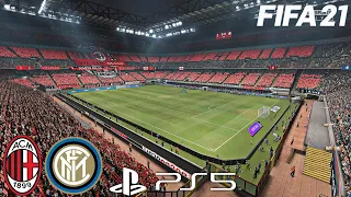 (PS5) FIFA 21 AC Milan vs Inter Milan (4K HDR 60fps) Calcio Serie A FULL MATCH PREDICTION HIGHLIGHTS