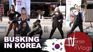 rIVerse - Busking in Hongdae - Seoul, South Korea (Full Performance)