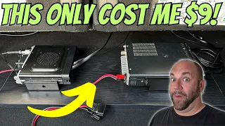 Quick, Cheap, & Easy Ham Radio Under Seat Body Mount