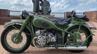 Обзор и запуск нового мотоцикла М-72 / Оживление старого ретро мотоцикла