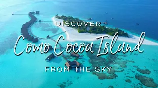 COMO COCOA ISLAND (MALDIVES) FROM THE SKY 🏝 Discover the island with 4K Drone Shots 🚁