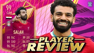 WTF?!😱 5⭐/5⭐ EGYPTIAN KING?!👑 99 FUTTIES SALAH PLAYER REVIEW SBC FIFA 22 ULTIMATE TEAM