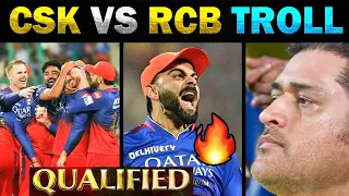 CSK vs RCB IPL TROLL 2024 🔥RCB Qualified Playoff 🔥CSK Eliminated Full Match Higlights Today Trending