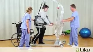 Hill-Rom | Liko® Lifts & Slings | Gait Training Bariatric Patient