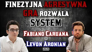 SZACHOWA KREATYWNOŚĆ, POMYSŁOWOŚĆ, NOWE IDEE, ODWAGA!! || Fabiano Caruana vs Levon Aronian, 2020
