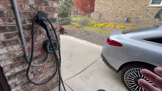 Charging my Mercedes-Benz EQS 580 at home