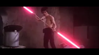 Bruce Lee With Lightsabers (Reaction)