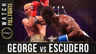 George vs Escudero 2 FULL FIGHT: August 1, 2020 | PBC on Showtime