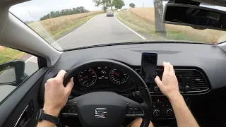 Behind the wheel Za volantem Seat Leon ST 1.4 TSI POV