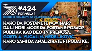 Lap76 #424 Kako da postanete novinar? Da li hobi može da postane posao? Publika kao deo TV prenosa.