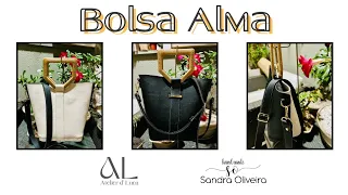 Bolsa Alma - Uma parceria entre Atelier D'Luca e Ateliê Sandra Oliveira