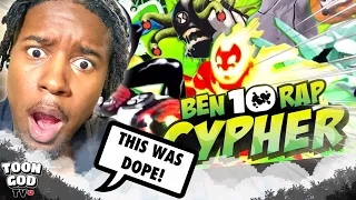 BEN 10 RAP CYPHER | Kevin Krust (REACTION) @ToonGodTV #nerdcore #cartoonrap