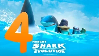 Hungry Shark Evolution #4  Бой с Крабом