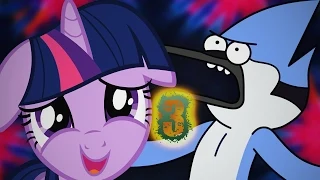Mordecai vs Twilight Sparkle 3. Epic Rap Battles of Cartoons Season 3.
