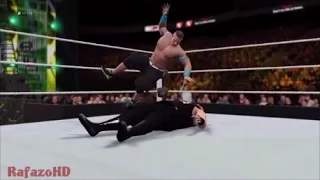 WWE 2K16 [SIMULATION] - Kevin Owens vs John Cena - MITB 2015 Highlights