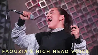 Faouzia's best live high head voice compilation video😣😱| Faouzia's super high head voice notes live