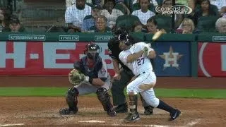 MIN@HOU: Altuve scores Villar with a single to right