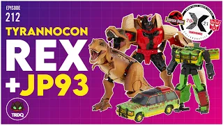 TRDQ: Jurassic Park X Transformers - Tyrannocon Rex + JP93 Review