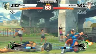 Infiltration (Chun Li) vs Shermie (Sagat) - #SouthEastAsiaMajor 2015 #USF4