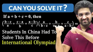 Students In China Had To Solve This Before International Olympiad