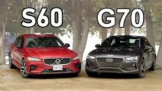 2019 Volvo S60 vs 2019 Genesis G70 // Rise Of The Underdogs