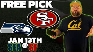 Seahawks vs 49ers Free Pick | NFL Football Wild Card Predictions | Kyle Kirms | The Sauce Network