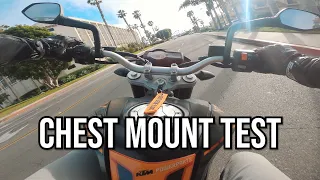 GoPro Motorcycle Chest Mount Test