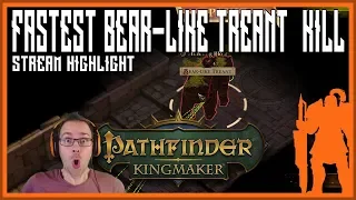 Pathfinder: Kingmaker | Fastest Bear-like Treant kill on Challenging difficulty, ever!
