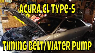 2003 Acura CL Type-S v6 3.2 Timing belt and water pump replacement