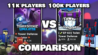 TDS VS Skibidi Toilet Tower Defense Which Game Is Better? | Roblox