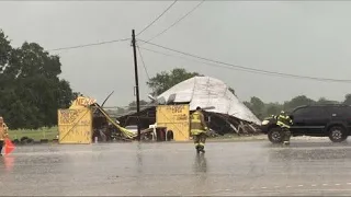 Severe storms cause damages in Moore and Poteet