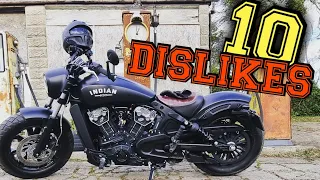 10 Dislikes with the Indian Scout Bobber