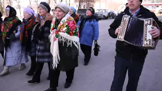 Провожали зиму под гармонь (провожал гармонист Леханов Алексей)