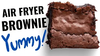 How To Make Easy Air Fryer Brownies (SO Chewy And Fudgy)