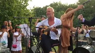 Sting live - Englishman in New York