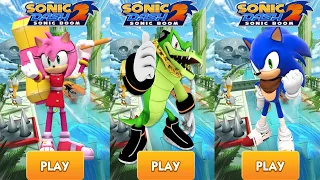 Sonic Dash 2 Boom Sonic - New Characters Amy Vs Sonic Vs Vector Gameplay