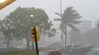 Violent Thunderstorm on Miami Beach and the Aftermath - June 5, 2009