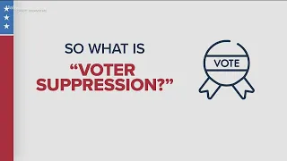 What is voter suppression?