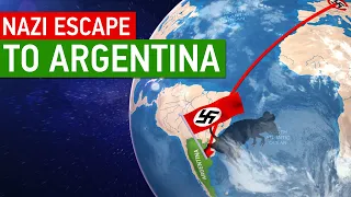 Nazi Escape To Argentina After World War II On Animated Map