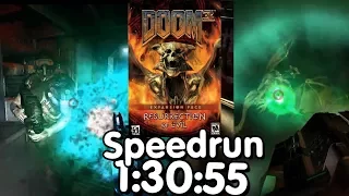 Doom 3: Resurrection of Evil Any% Speed Run in 1:30:55