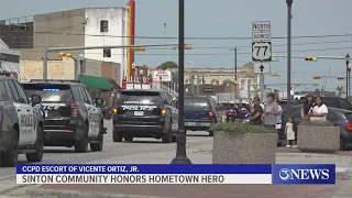 Sinton community honors Officer Vicente Ortiz Jr.