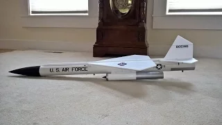 RC Bomarc Missile flying on estes E-12 rocket motor